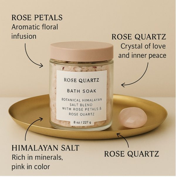 Product Image and Link for Rose Quartz Bath Soak – Soak in the Magic